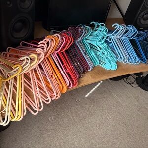 Target Assorted Colorful Plastic Hangers